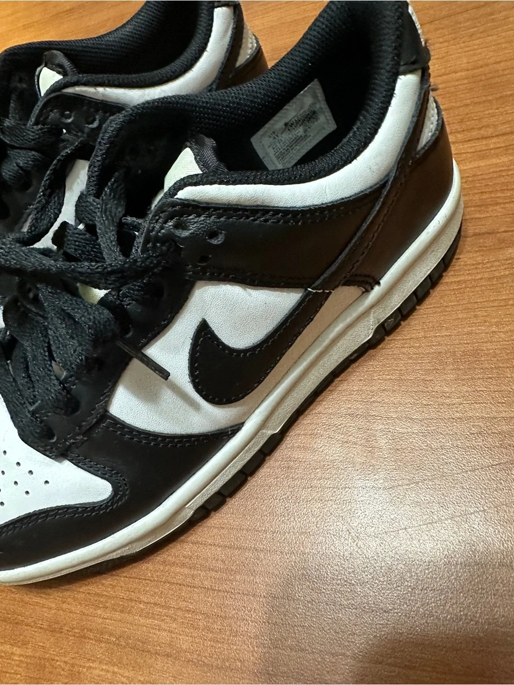 Nike Black & White Low-Top Court Sneaker
